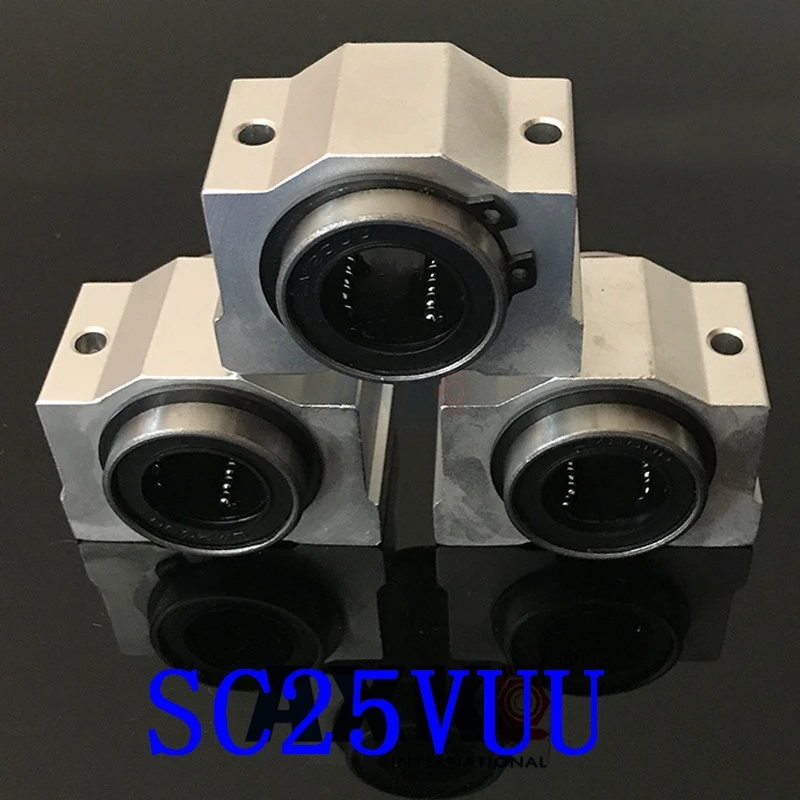 Детали для фрезерного станка с ЧПУ 2 шт. Sc25vuu Scv25uu Sc25v 25 мм Корпус линейного