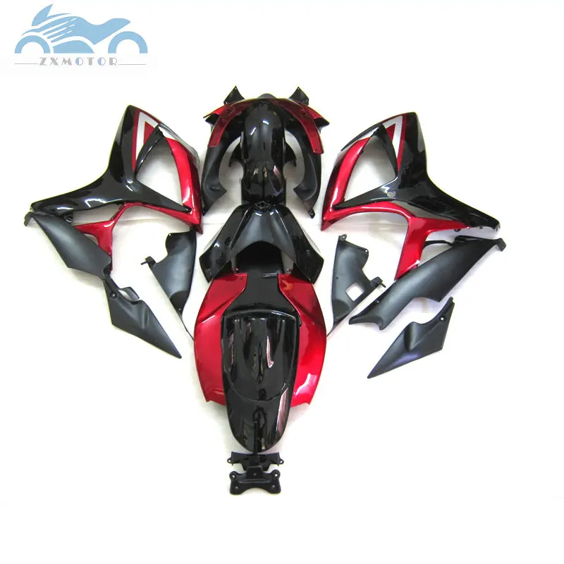 Обновленные комплекты обтекателей для SUZUKI K6 GSXR600 750 2006 2007 ABS мотоцикл Обтекатели набор GSXR750 GSX R600 06 07 красный набор для черного корпуса
