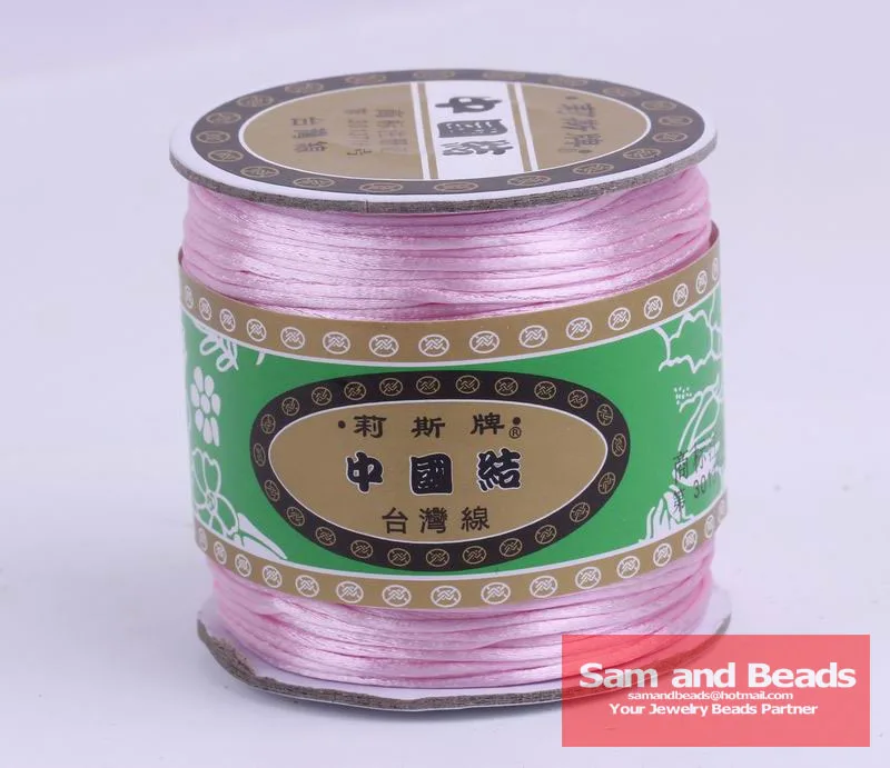 Бесплатная доставка 165yardsx1.5mm нейлоновый китайский узел раньше плетеный браслет