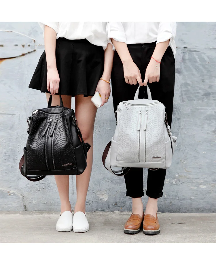 Новинка, женский кожаный рюкзак, черный, Bolsas Mochila Feminina, большой, для девушек, школьный рюкзак, дорожная сумка, однотонный, карамельный цвет, рюкзак
