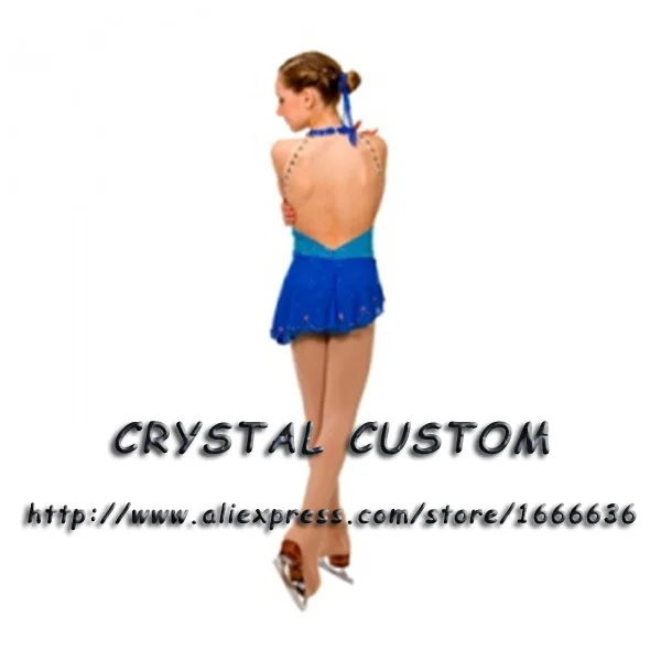 Профессиональное индивидуальное платье для фигурного катания красивое новое