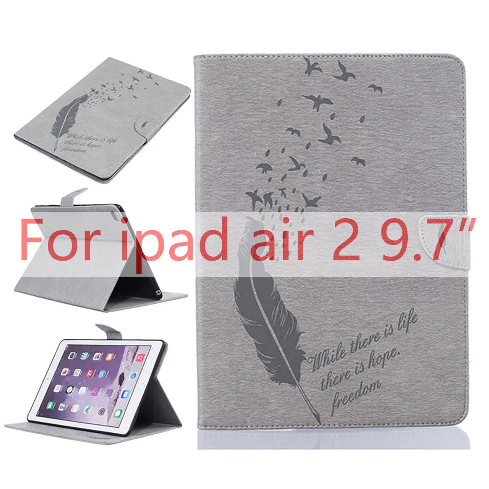 Чехол для ipad air 2 Чехол Air1 из искусственной кожи+ мягкий чехол на заднюю панель с кошельком и отделением для карт A1566 A1567 чехол для ipad air 1 2 Чехол - Цвет: AIR 2 Gray