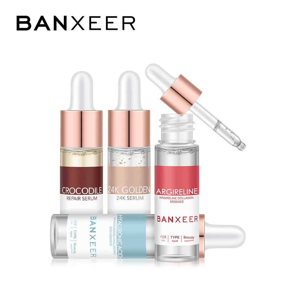BANXEER, сыворотка для лица против старения, минеральная, уход за кожей, отбеливание пятна, сыворотка, ампулы, против акне, омолаживающая сыворотка