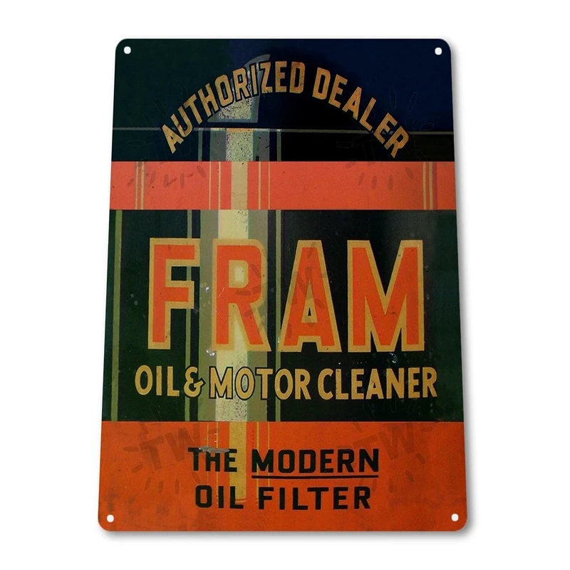 Авторизованный дилер Fram oil & motor cleaner Современный масляный фильтр. Винтажная