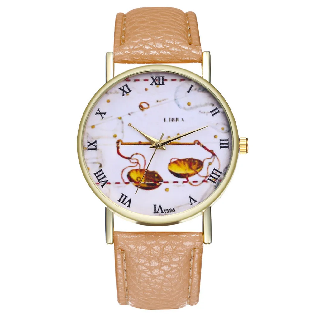 Horloges браслет часы девушки кожа дамы Мода свадьба подарок на день рождения