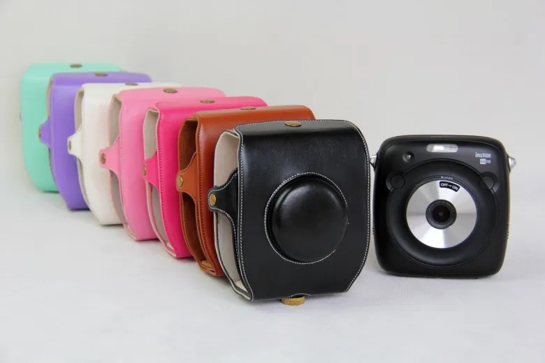 Чехол для камеры из ПУ кожи сумка через плечо Fujifilm Instax SQ10 Fuji 7 цветов|bag for|leather camera