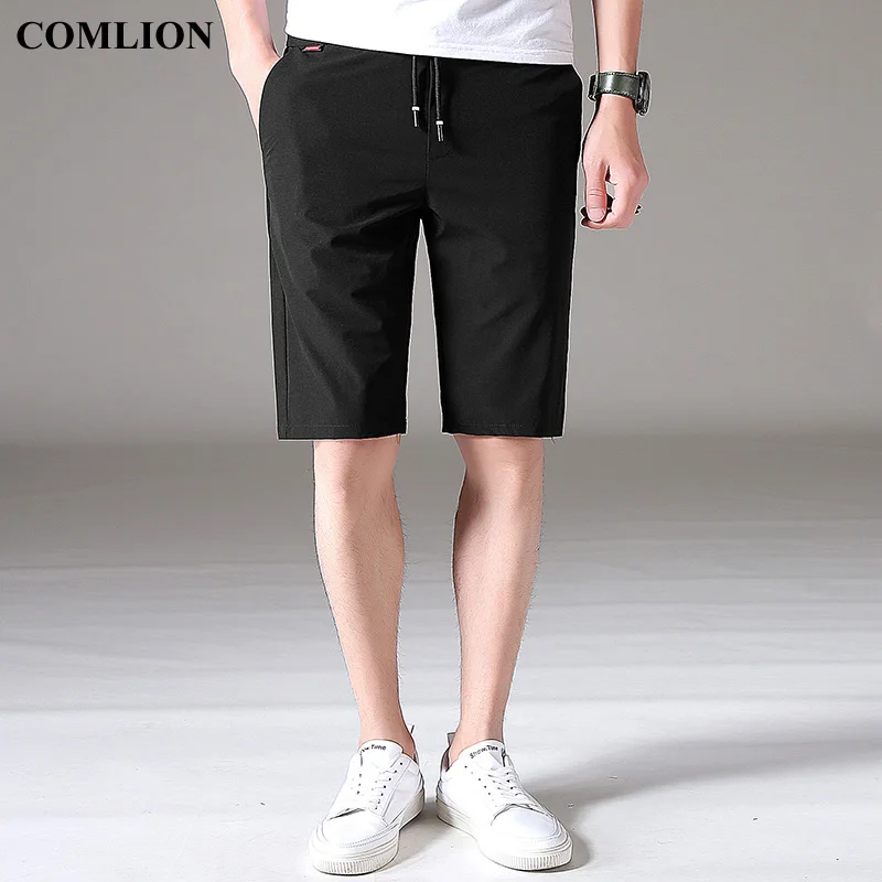 

New Summer Plaid Shorts Men Classic Cotton Casual Elastic Waist Man Solid Cool Shorts Bermuda Homme Plus Size High Quality C12