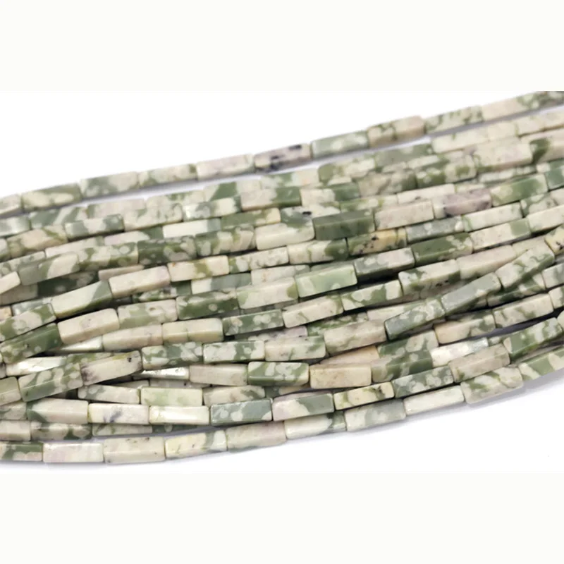 Натуральная Зеленая Нефритовая яшма XiangHe квадратная Прямоугольная форма