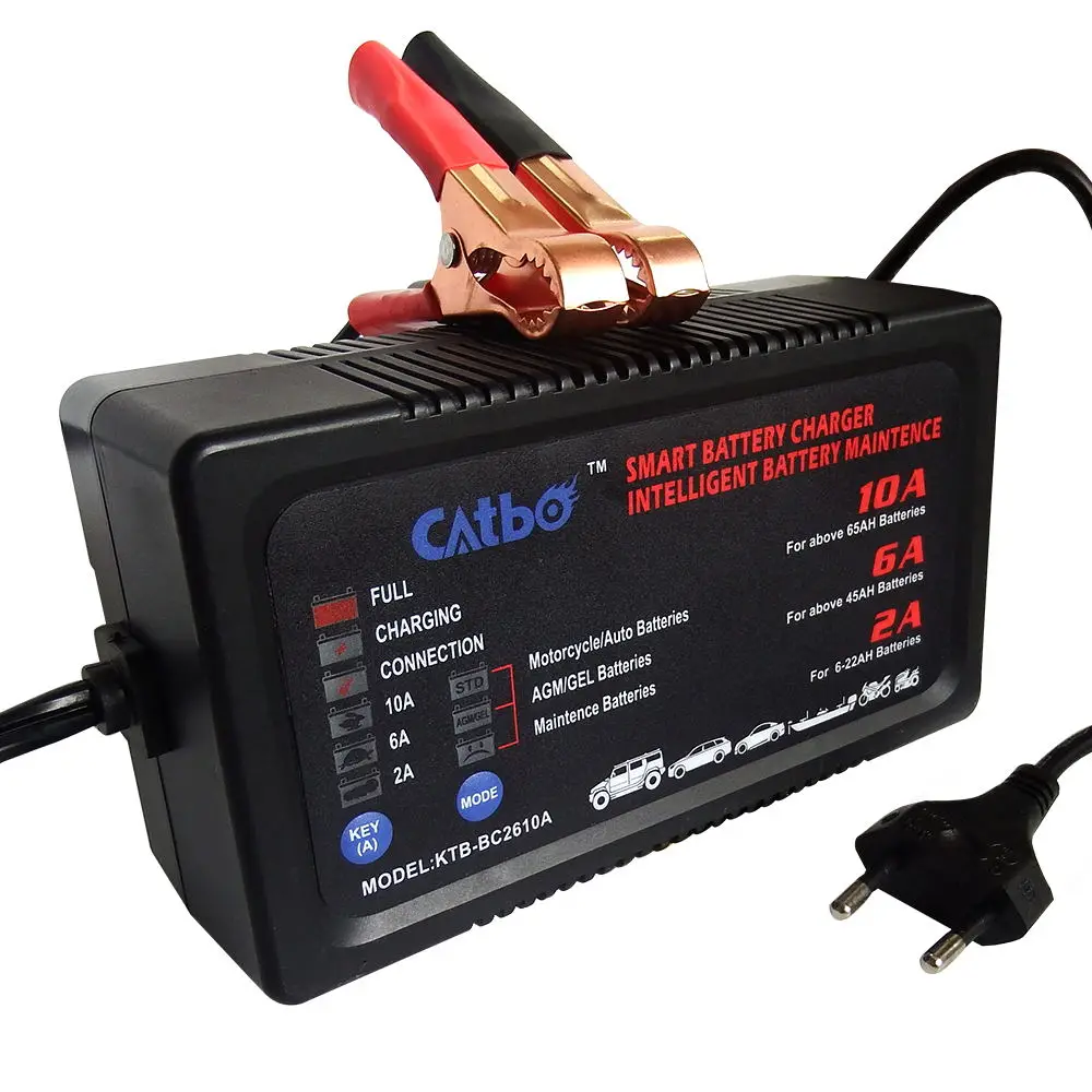 Зарядное устройство для мотоцикла CATBO 6V12v интеллектуальное зарядное 6 в
