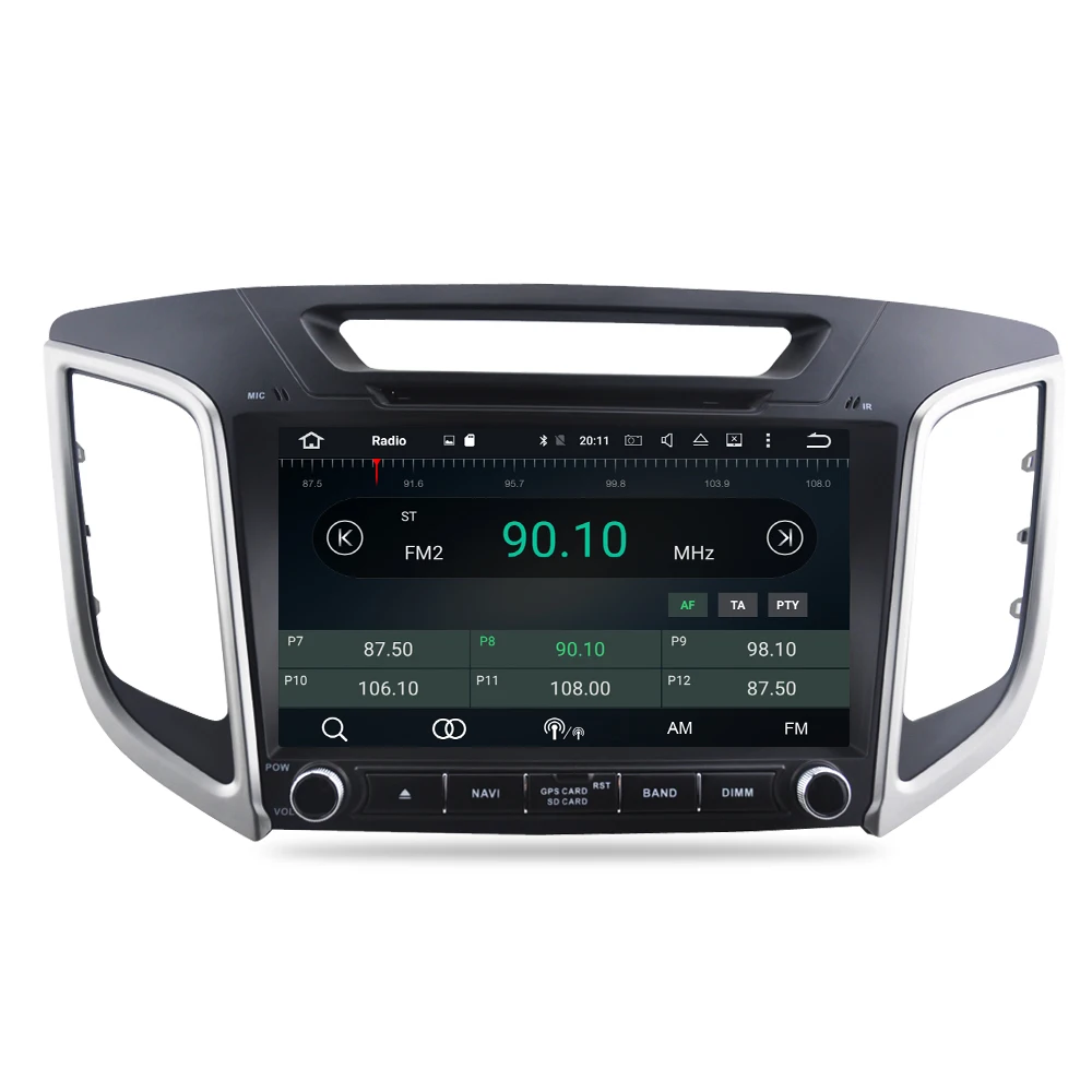 9 &quotips экран Android 0 автомобильный dvd плеер для hyundai ix25 Creta 2014 2018 стерео 2 Din видео gps