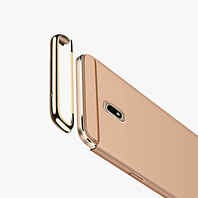 Роскошный Жесткий чехол 3 в 1 из поликарбоната для Samsung Galaxy J6Plus A8 2018 A71 приятный на