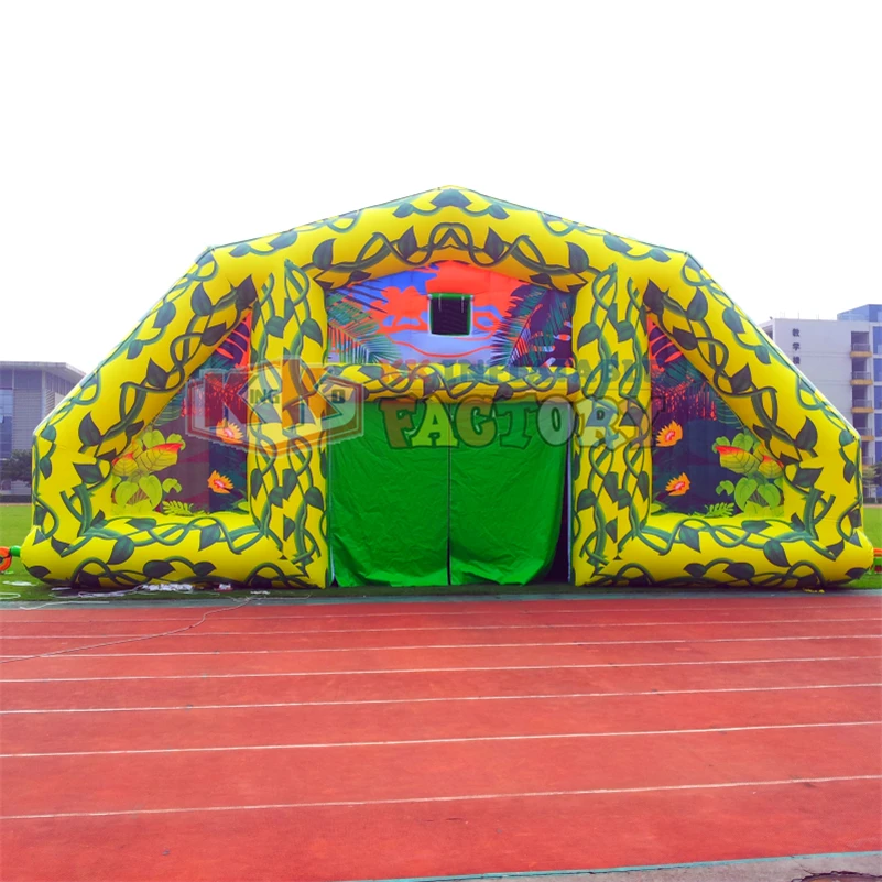 Verkauf 2018 Outdoor Riesigen Aufblasbaren Camping Zelt Military Camping Zelt