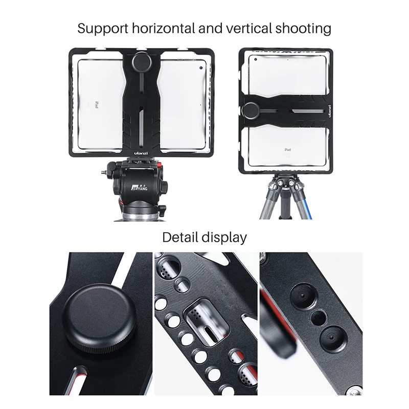 ULANZI U Pad металлическое Крепление для видеосъемки Vlog Filmmaking Rig iPad Pro/Air/Mini с