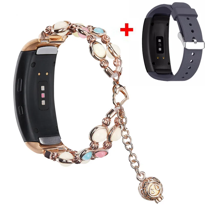2 шт./лот умный Браслет для samsung gear Fit 2 SM-R360 Ремешок Браслет ремешок для gear Fit 2 Pro Watchband ремешок для часов gear fit2 Band - Цвет: Color6