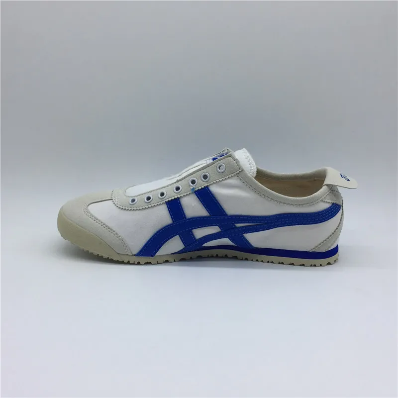 ONITSUKA TIGER Женская полотняная обувь Для мужчин молоко белого и синего цвета