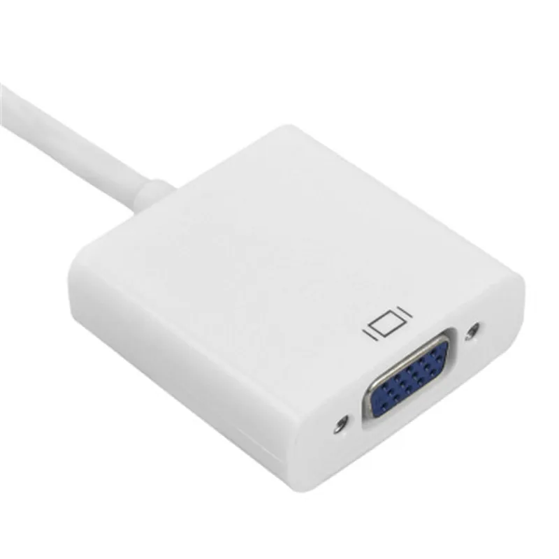 Mini dp для vga DisplayPort VGA адаптер кабель Male to Female Thunderbolt конвертер MacBook Mac проектор ПК |