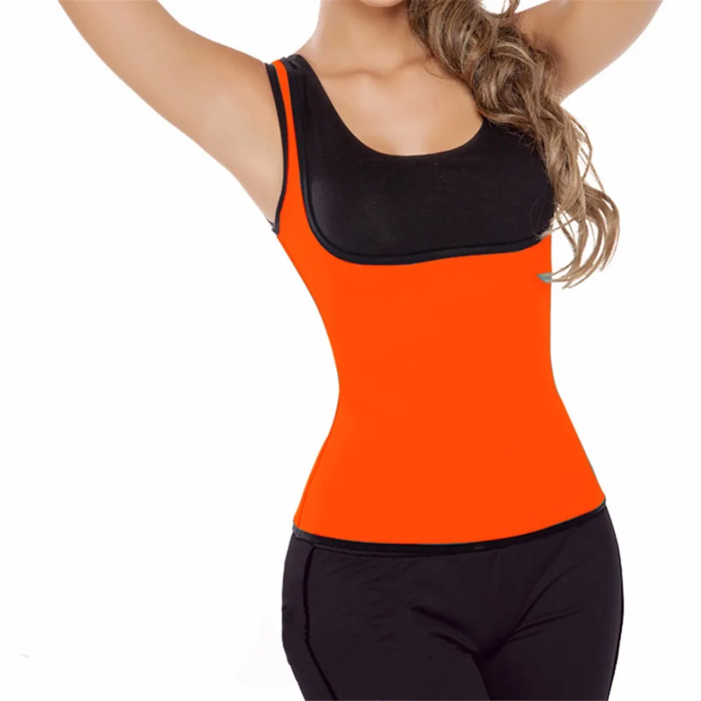 XS 5XL неоновый зеленый плюс размер талии корсет пот повышение тепловой жилет