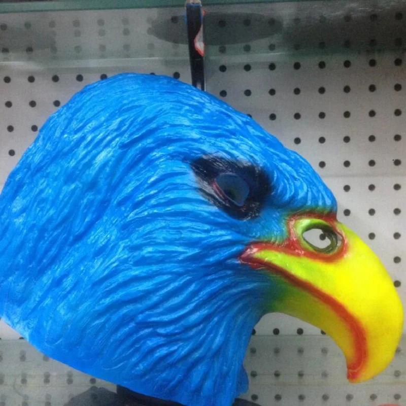 Хэллоуин силиконовые маски 2017 Маскарад Орел маска латексное Животное Костюм