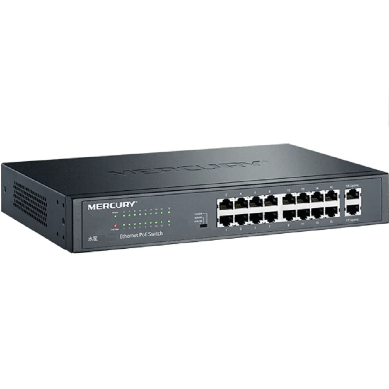 Коммутатор VLAN IEEE802.3af/at Max poe 18 портов 214 Вт 1000 Мбит/с Вт|Сетевые коммутаторы| |