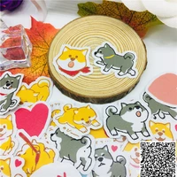 40 pcs hand drawn dog stickers for car motorcycle phone book travel luggage kids toys funny decoration sticker bomb decals
