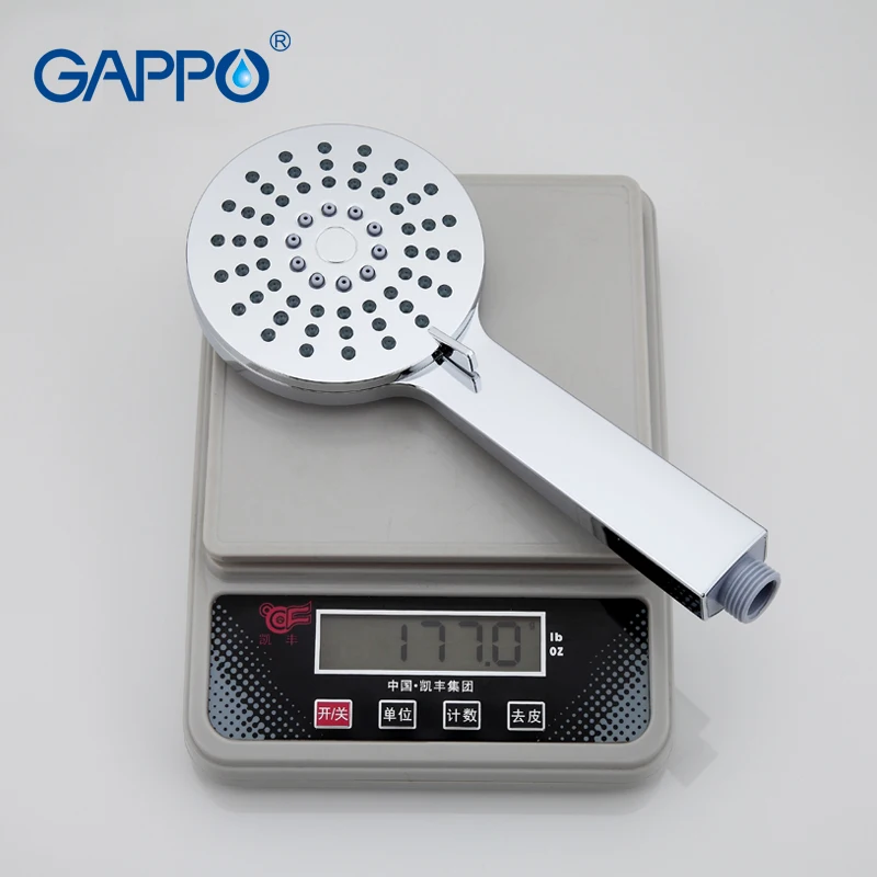 Душевая насадка GAPPO ABS для экономии воды душ-массажер с высоким давлением |