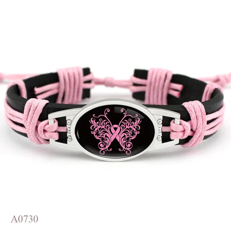 Браслет с розовой лентой для рака груди Бабочка грудное вскармливание это мой