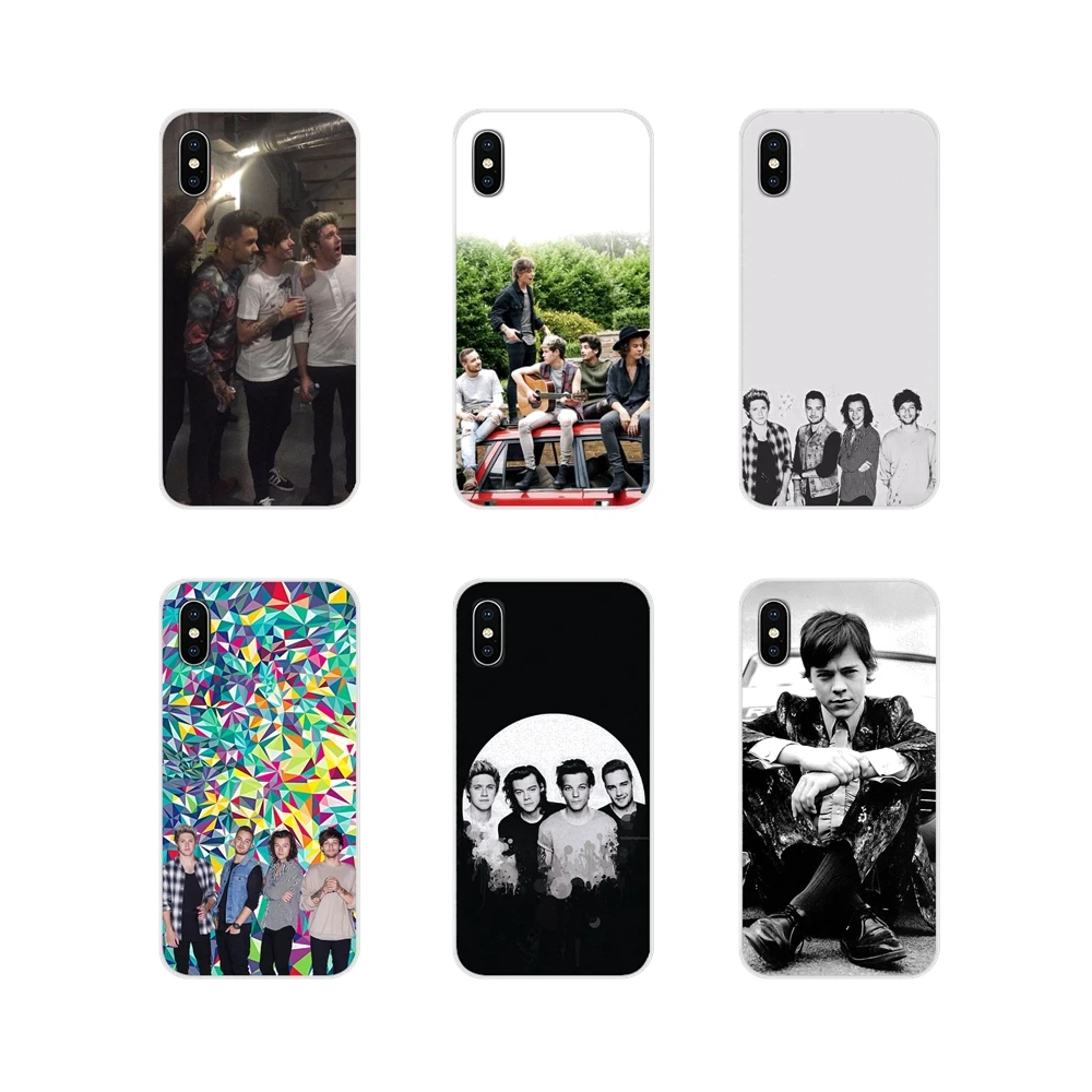 Аксессуары чехол для телефона Apple iPhone X XR XS MAX 4 4S 5 5S 5C SE 6 6S 7 8 Plus ipod touch One Direction Bands