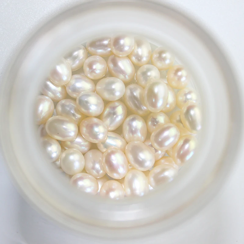 Ally 50pcs direct sale oysters with perfect real natural freshwater pearls bread round 6-7mm AAA for gifts fine jewelry | Украшения и