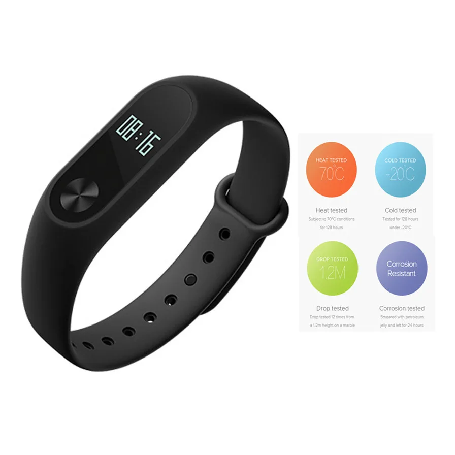 2019 оригинальный фитнес-браслет для Xiaomi Mi Band 2 Смарт-браслет Miband мужской