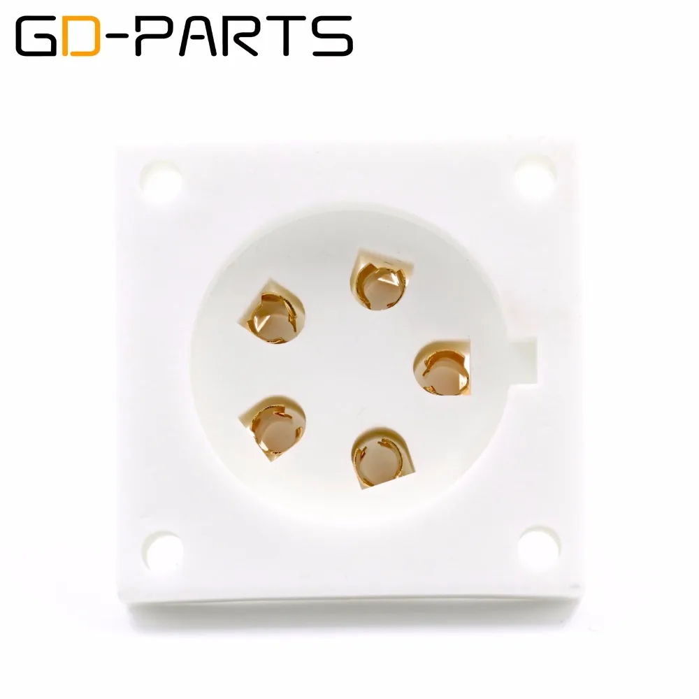 GD PARTS 2 шт. позолоченное Крепление Шасси 5pin трубчатый Разъем для Aa Ba Be Cd Ce Da P5Gi Hifi