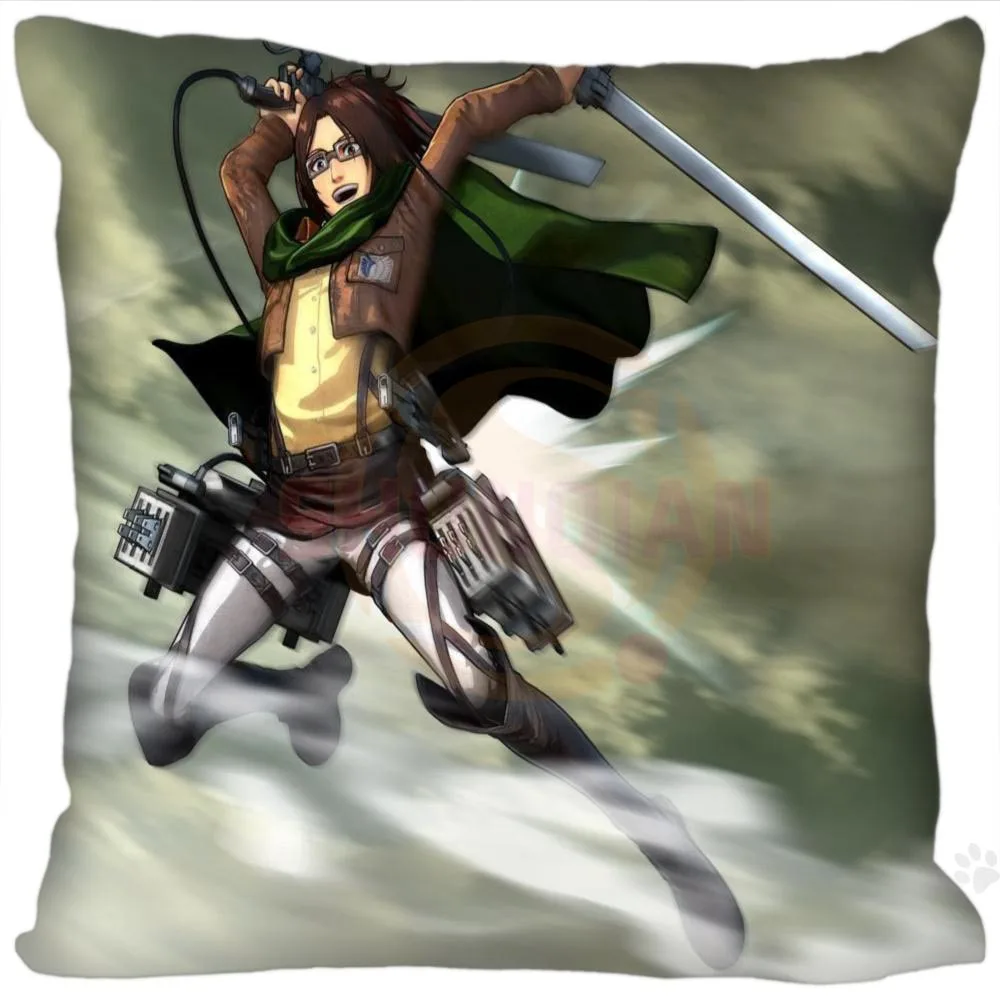 Наволочка атака на Титанов 35x35 см 40x40 (одна сторона)|custom pillowcase|pillow coverzippered pillow covers |