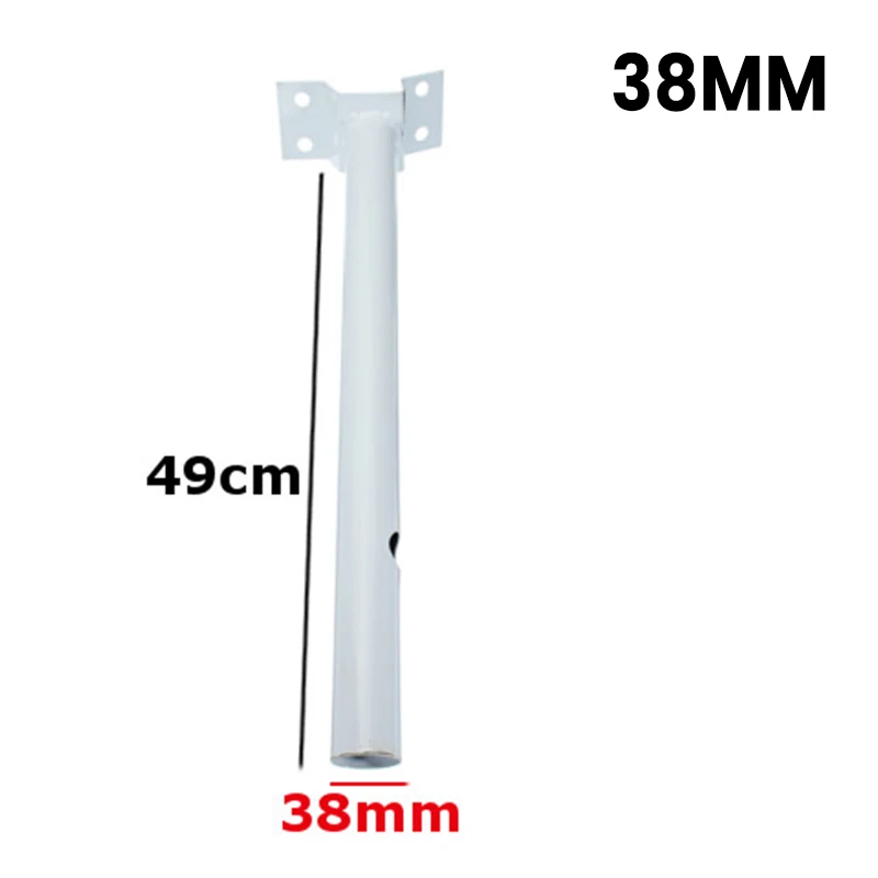 38MM Mounting Pole 60/90 Вт 120/180LED Солнечный уличный светильник радар+ PIR датчик движения открытый настенный светильник Солнечный водонепроницаемый Ландшафтный садовый светильник - Испускаемый цвет: 38MM Mounting Pole