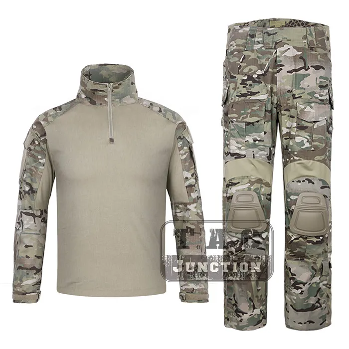EmersonGear G3 Combat Unitform EmersonTactical BDU камуфляжная рубашка и брюки для военных страйкбола Мультикам для охоты
