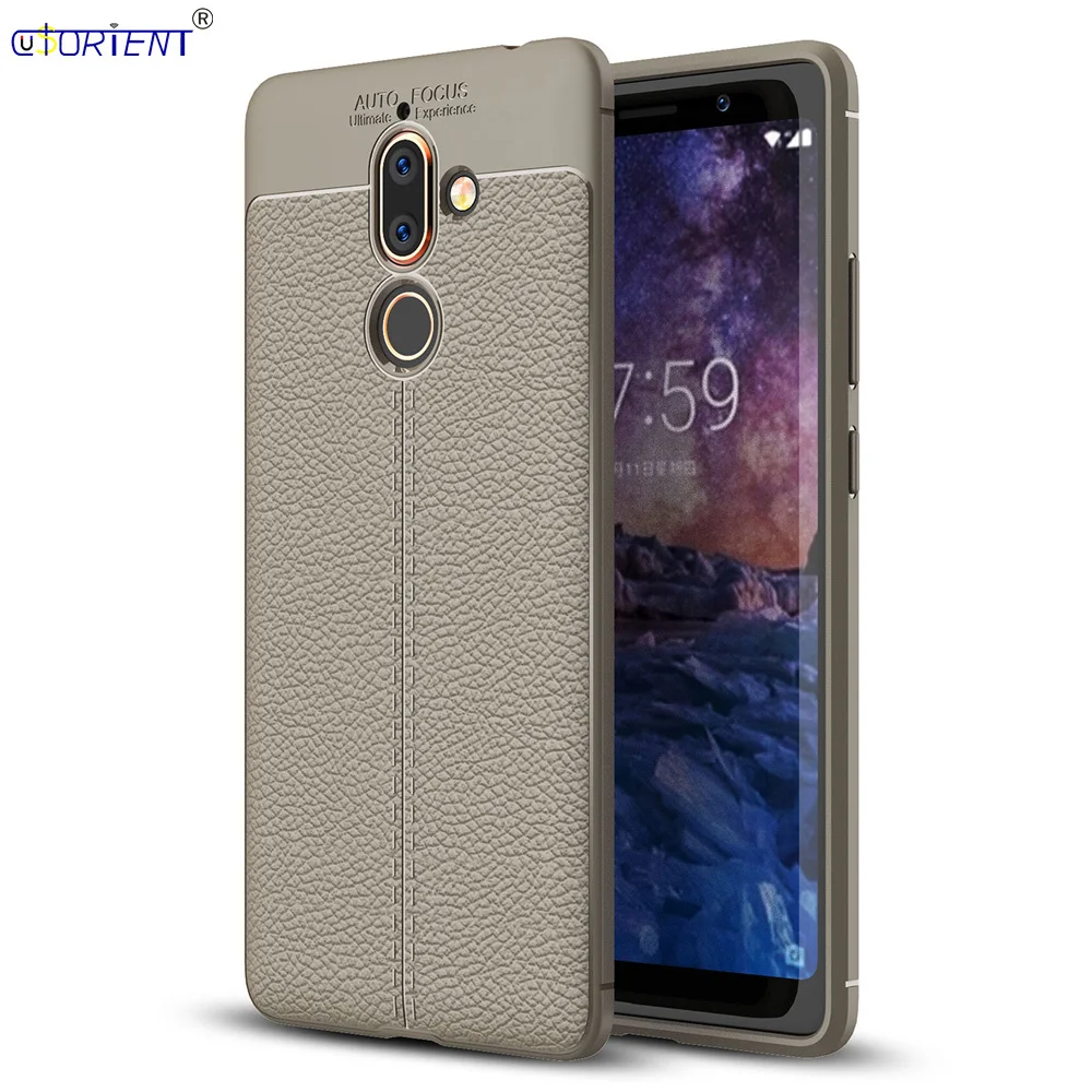 Ударопрочный матовый чехол для телефона Nokia 7 Plus TA-1062 TA-1055 Мягкий силиконовый