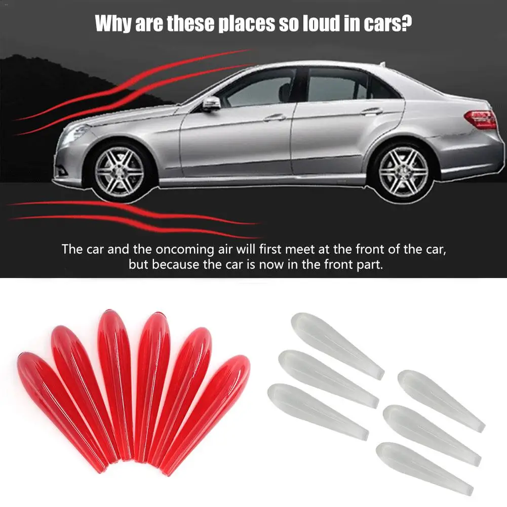 Новый стиль 6 шт. автомобильный спойлер защита от столкновений Сниженная