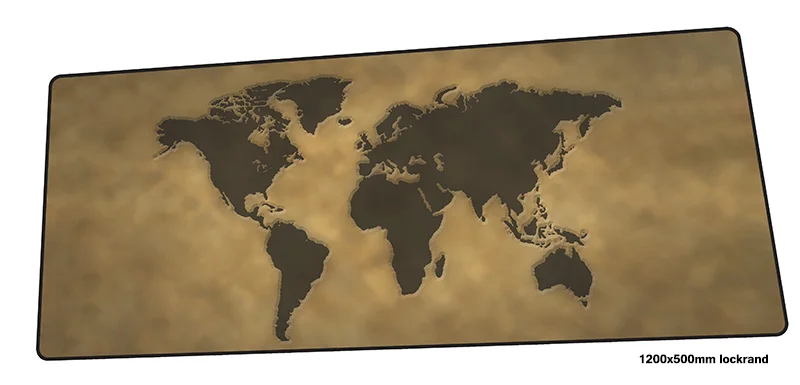 size 1200x500x2mm Карта мира коврик для мыши 1200x500 мм коврик для мыши крутой игровой коврик для мыши геймер HD узор большой персонализированный коврик для мыши Клавиатура ПК коврик - Цвет: size 1200x500x2mm