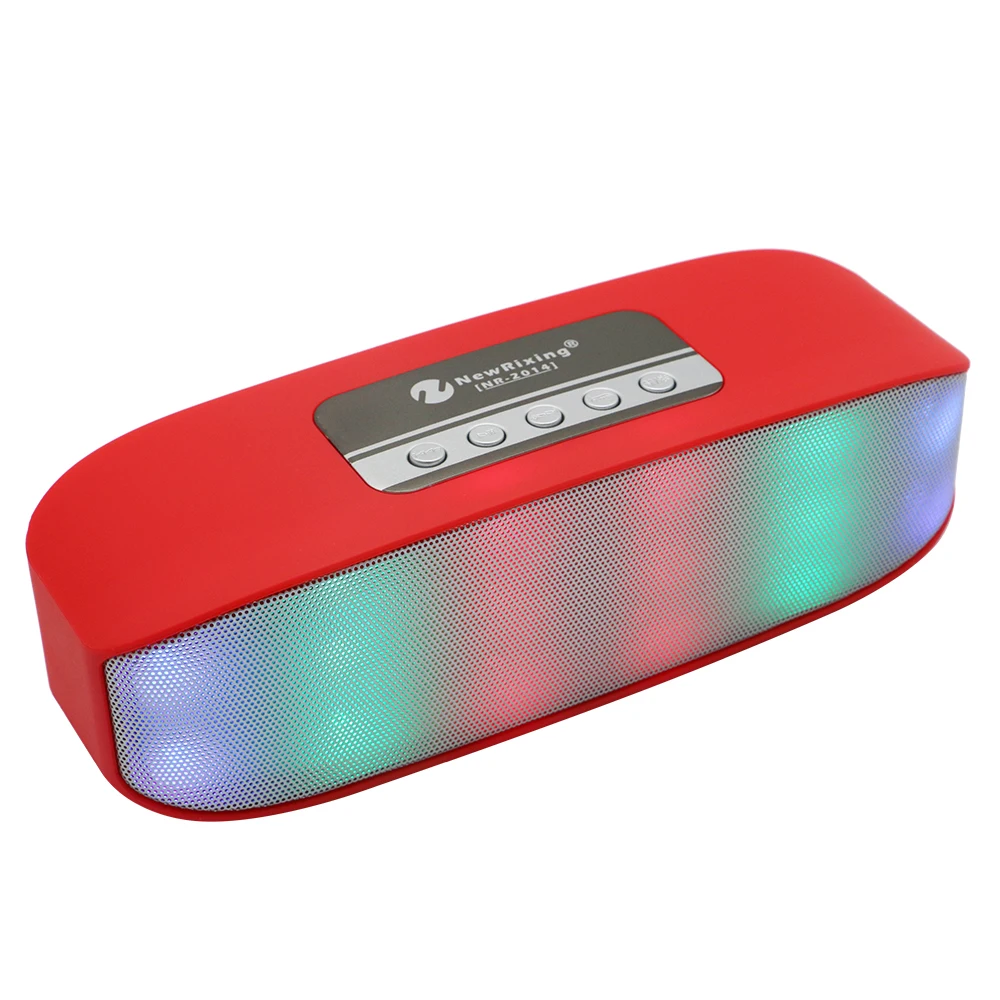 Bluetooth Колонка NewRixing портативная с микрофоном поддержка TF FM