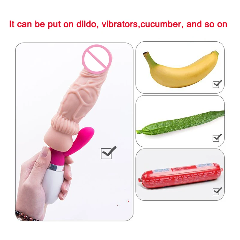 Реалистичный гибкий насадка на пенис для мужчин увеличение пениса удлинитель