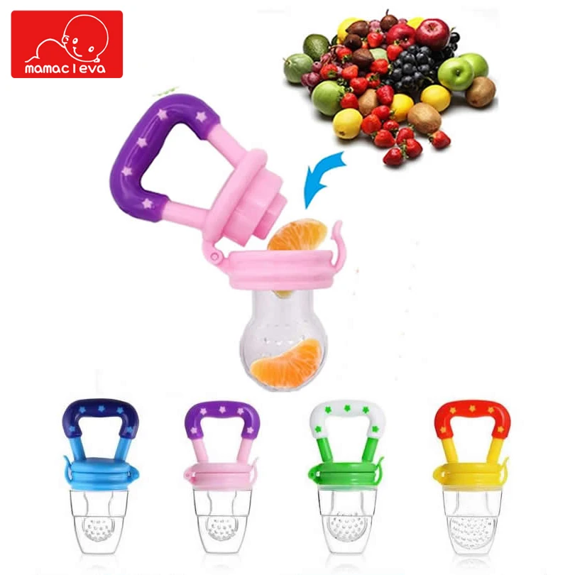 Infant Food Nipple Feeder Silicone Pacifier Fruits Mills Infant Learn Food Feeding Supplies Soother Nipples Pacifier Tool