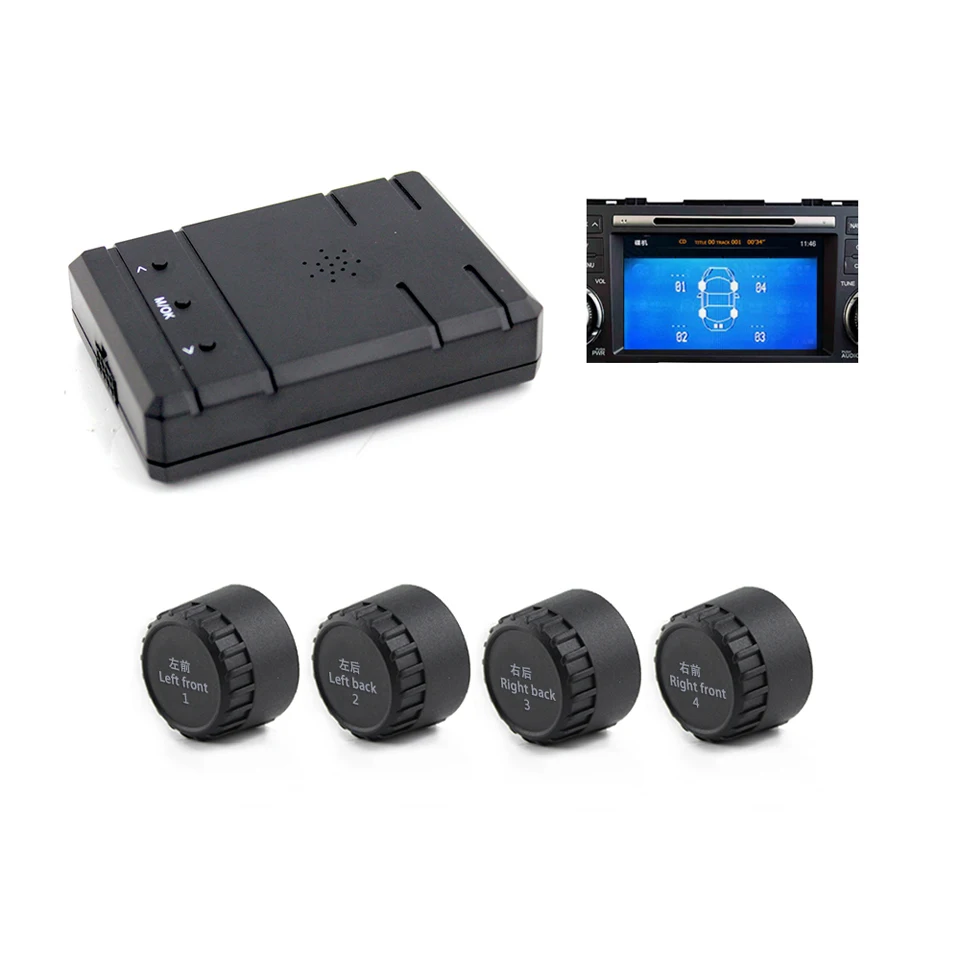 Автомобильный TPMS монитор давления в шинах для Android навигационная система