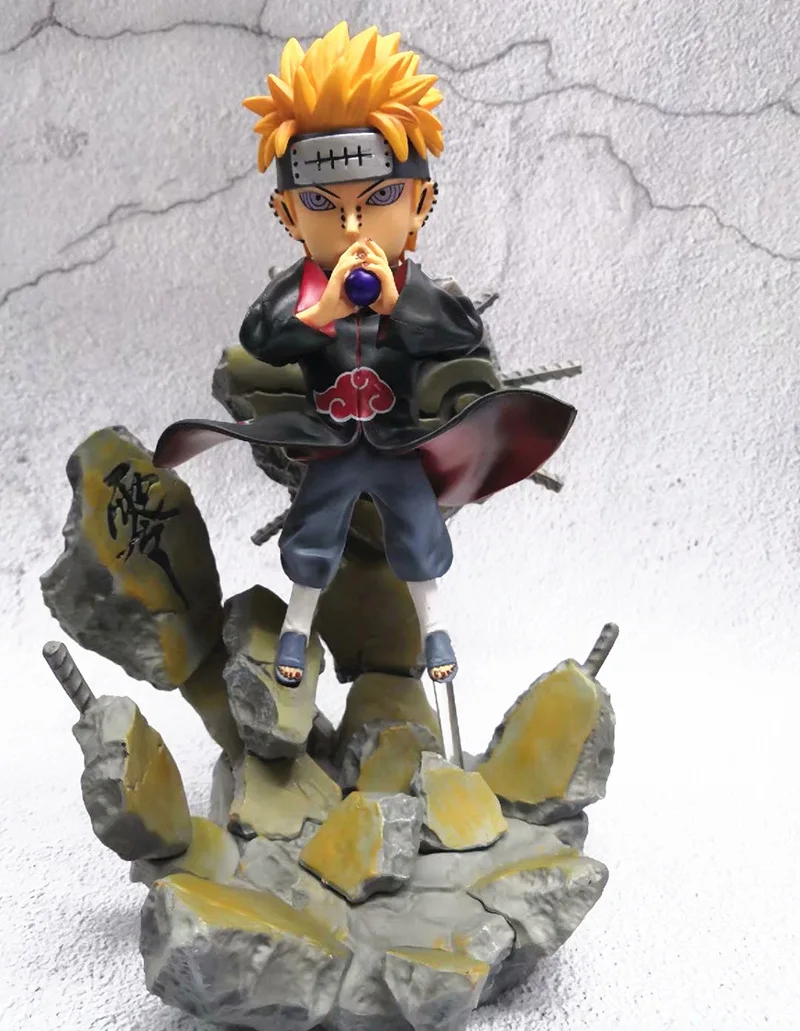 Аниме Naruto Akatsuki Nagato Pain Chibaku Tensei фигурка ПВХ Коллекционная модель игрушки|Игровые
