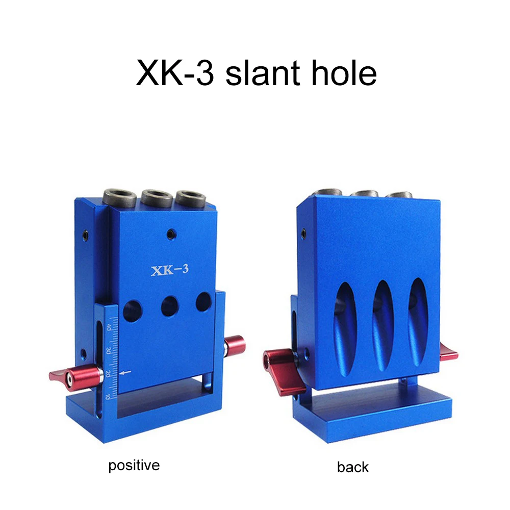 

9.5mm Woodworking Drill Bit Slant Hole Hand Tool Set Woodworking Tool Pocket Hole Jig Woodwork Guide Repair Carpenter Kit