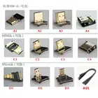 FPV MicroMini HDMI-совместимый адаптер 90 градусов 5 см-100 см FPC плоский кабель HDMI шаг 20pin для аэрофотосъемки