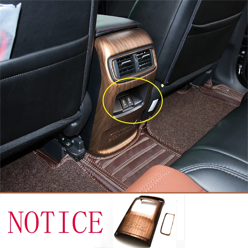 2PCS Для Honda CR-V CRV персик под дерево внутренняя отделка покрытие формирующая рамка украшение автомобиля аксессуары для укладки - Цвет: 2PCS