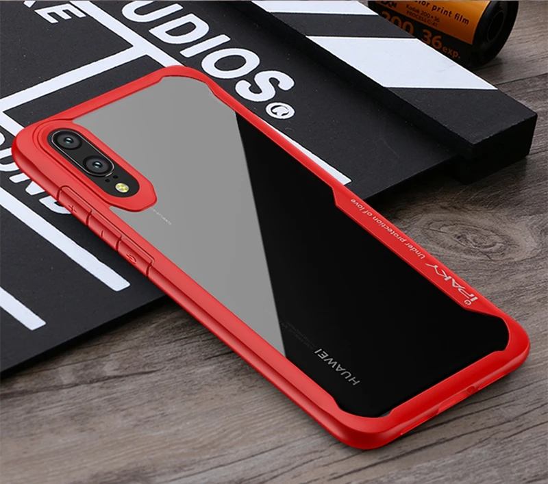 Чехол для huawei p20 pro IPAKY противоударный прозрачный силиконовый чехол из ТПУ+ PC чехол для телефона huawei P20 Lite nova 3 nova 3 i huawei mate 10 pro