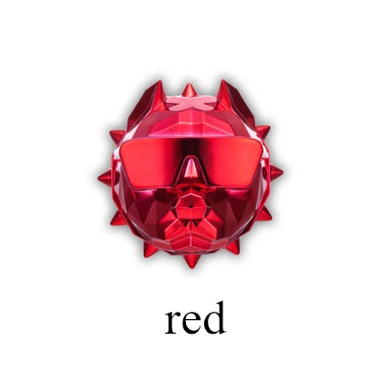 red Ароматизатор бульдога крутой освежитель воздуха для парфюма, парфюмерных изделий, авто выход, вентиляция, твердый ароматизатор, украшение интерьера, Стайлинг автомобиля - Название цвета: red
