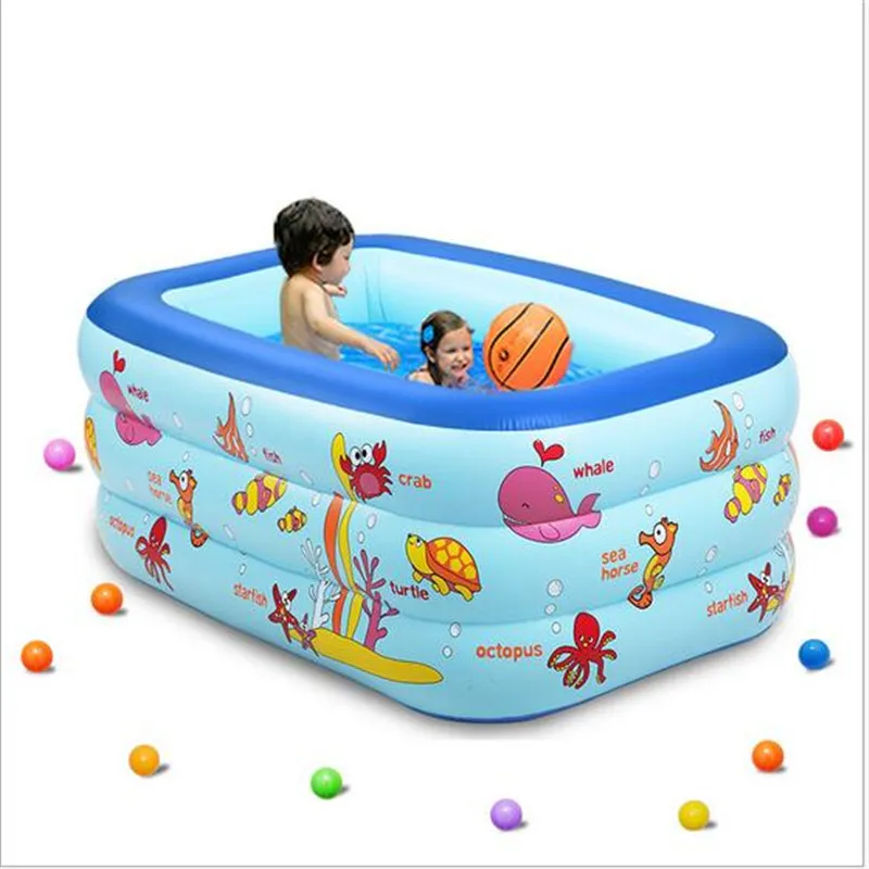 

New 130X85X55cm Inflatable Swimming Pool Eco-friendly PVC Portable Foldable Child Baby Bath Tub