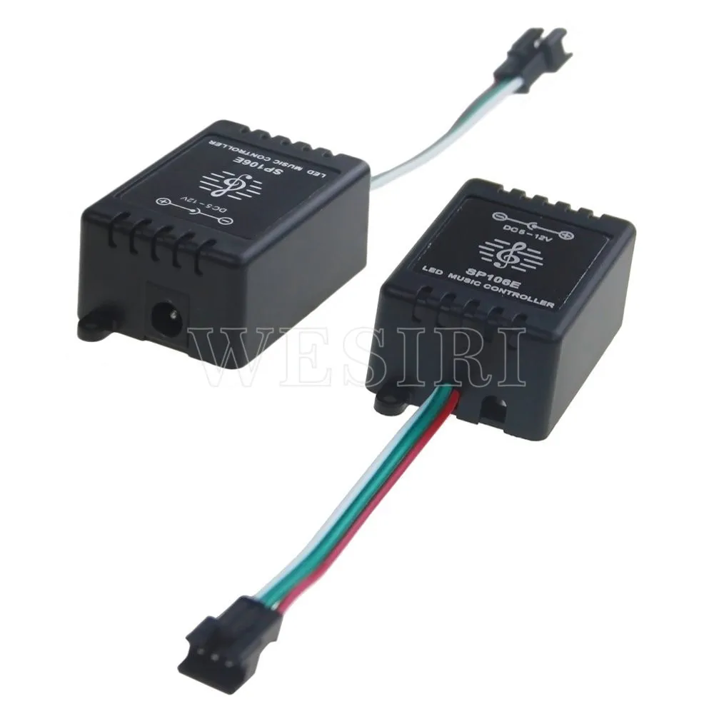 SP106E LED RGB музыкальный контроллер со звуковым активированным беспроводным