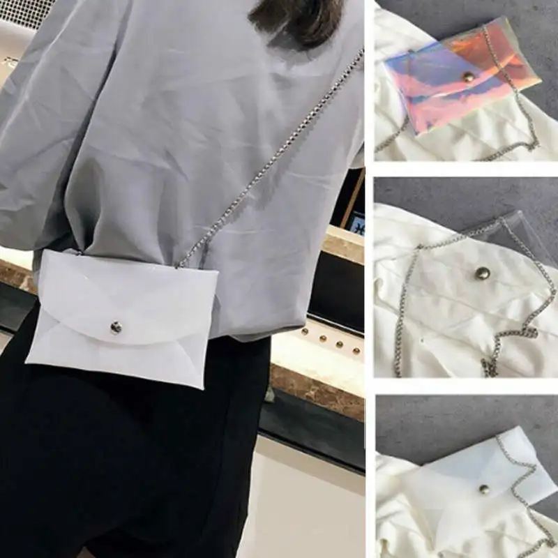 Женская сумка через плечо прозрачная сумка-конверт сумка-мессенджер | Багаж и