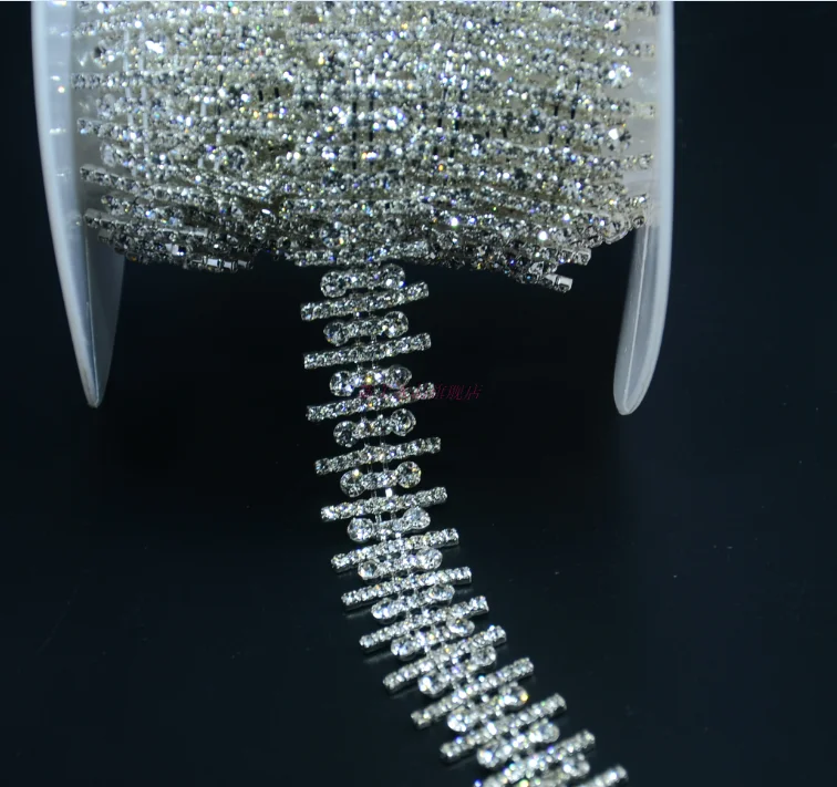 

step shape 2*40cm Rhinestone beaded clothing accessories collar flower handmade beading lace trim patches for clothes
